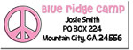 Personalized Address Labels - Pink Peace